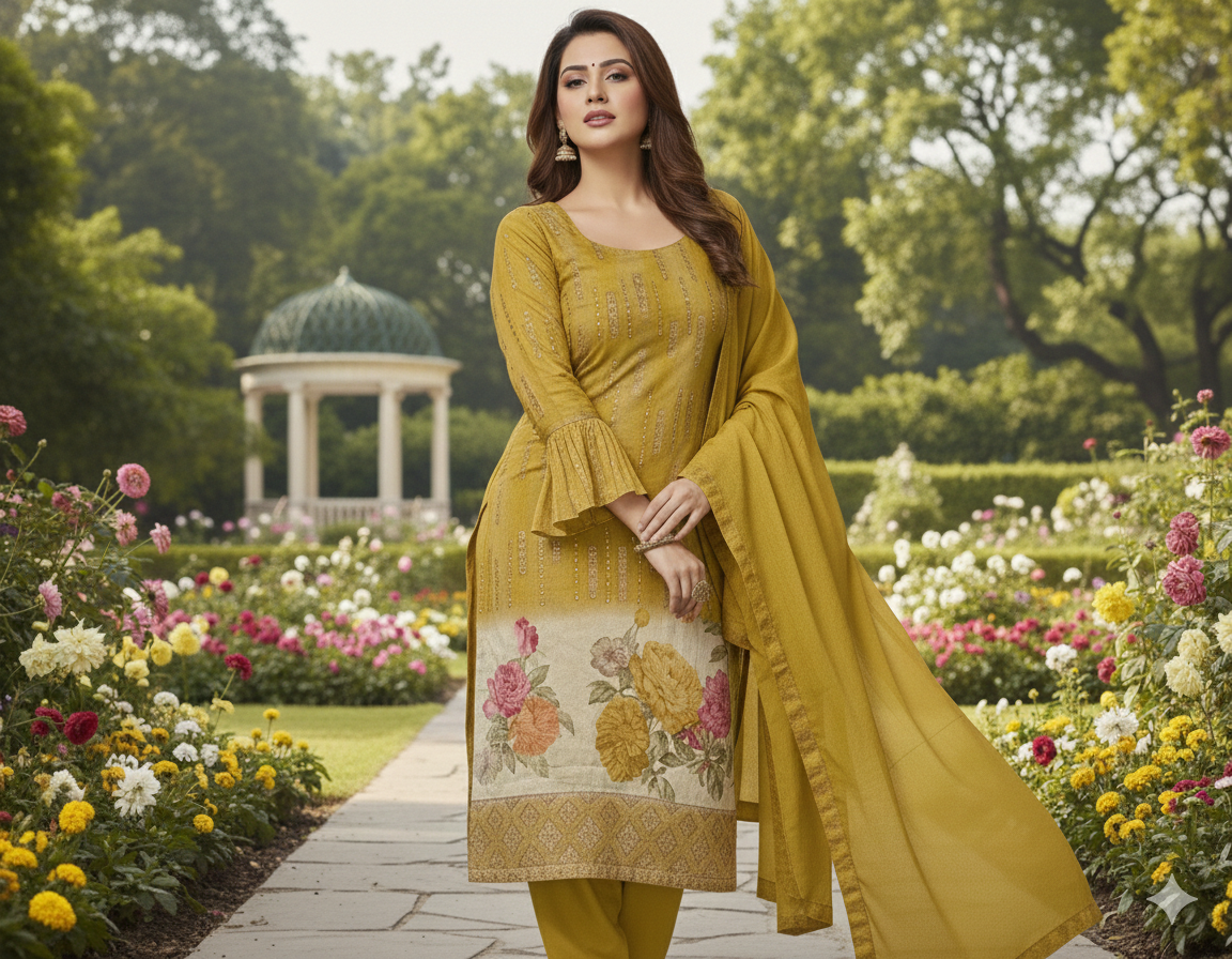 BLACK EMBROIDERED LEHENGA SET