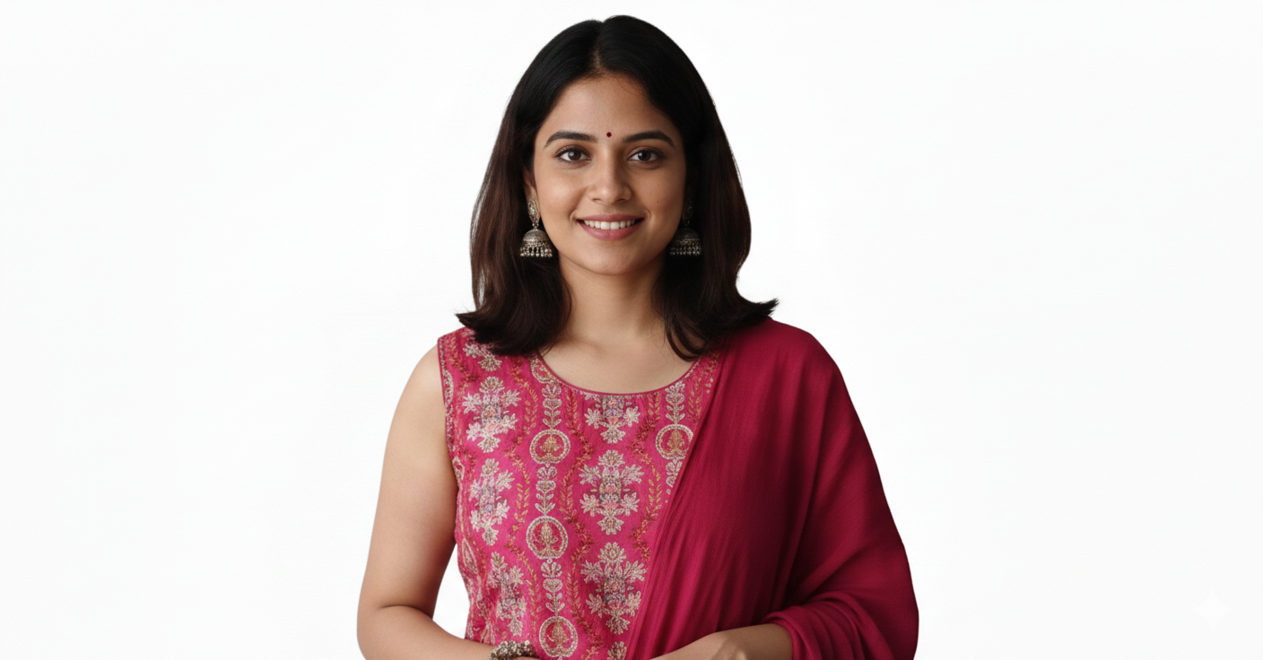 Elegant Ethnic Kurta Set with Dupatta