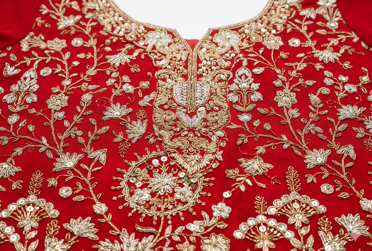 Classic Orange Ethnic Wear