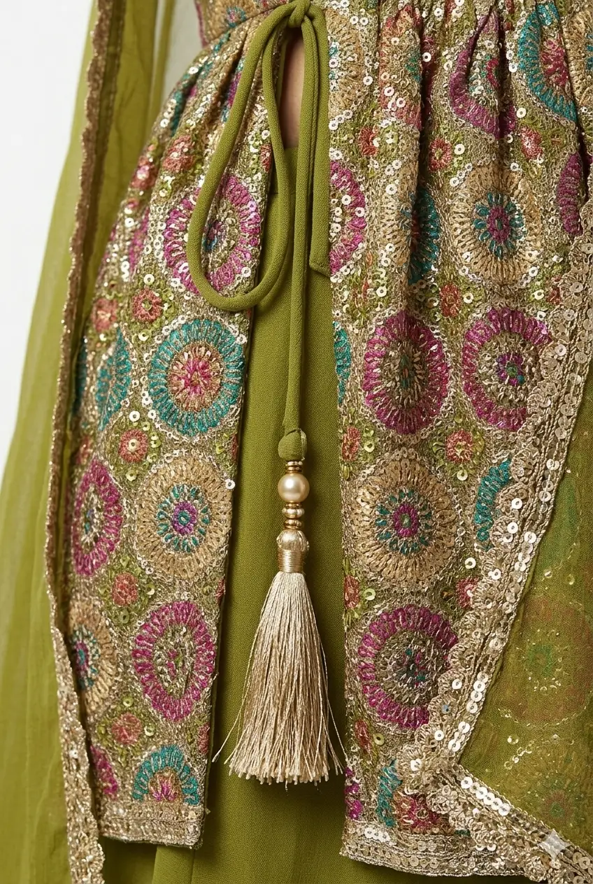 Trendy Ethnic Peplum Dress