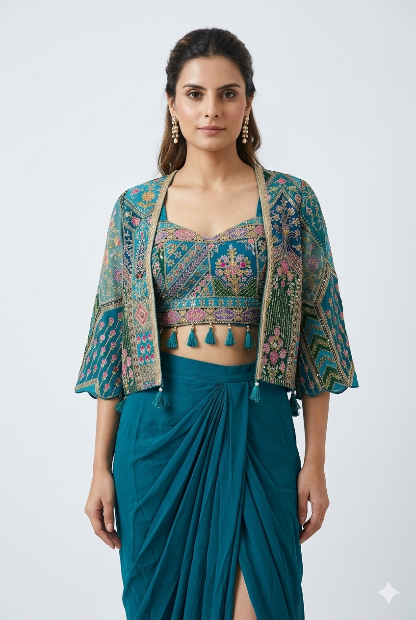 Indo western dress wear fashion luxury