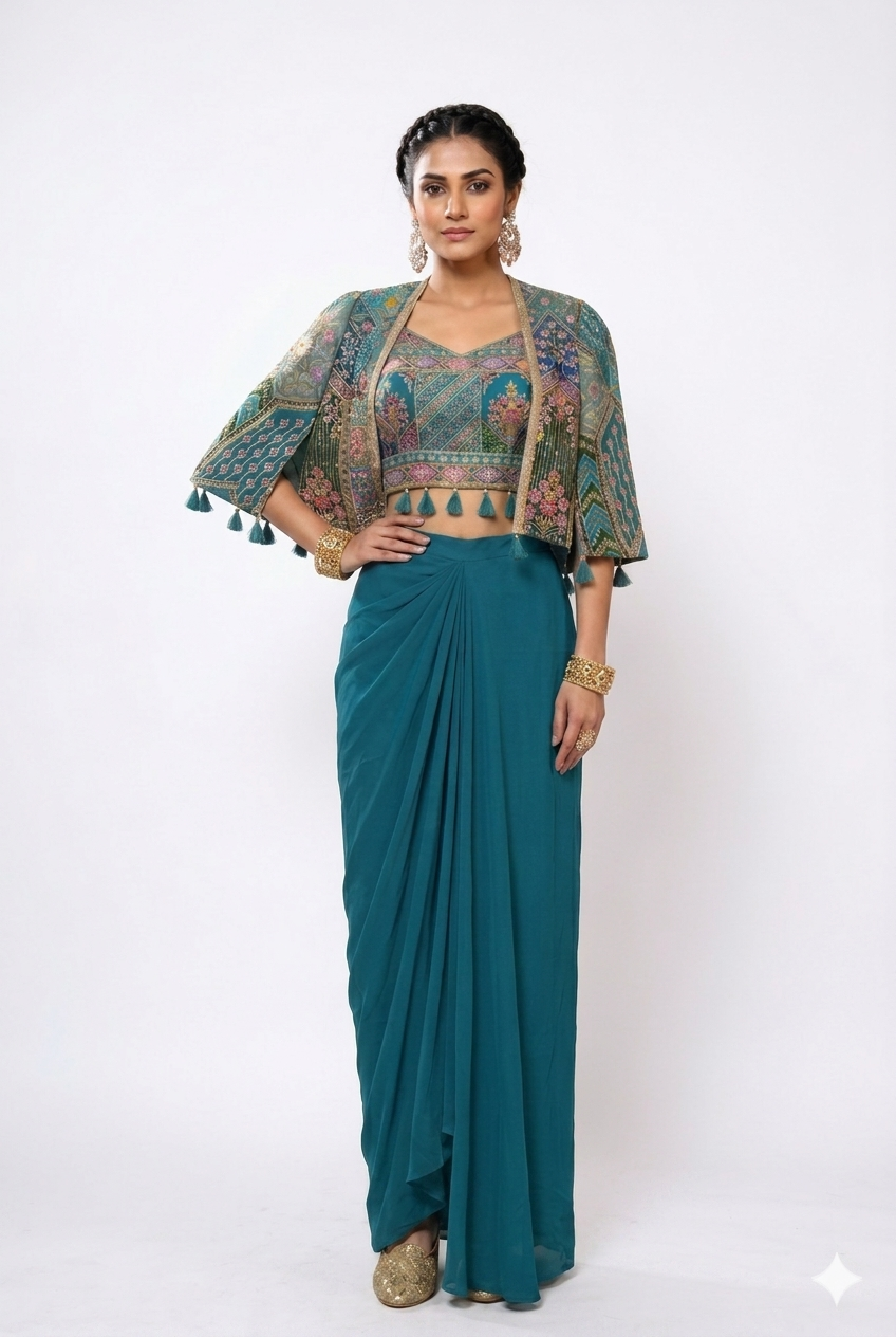 Indo western dress wear fashion luxury