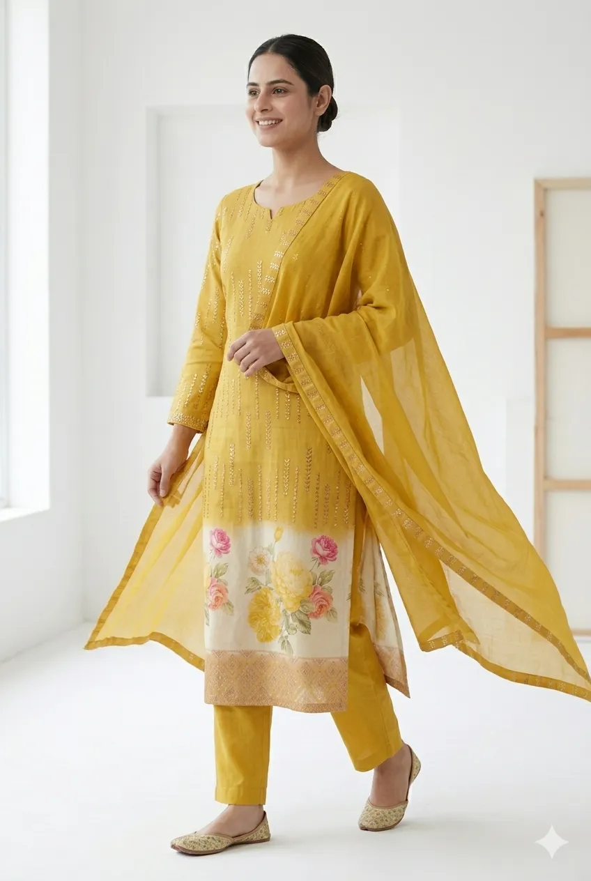 Kurta Set with Dupatta 