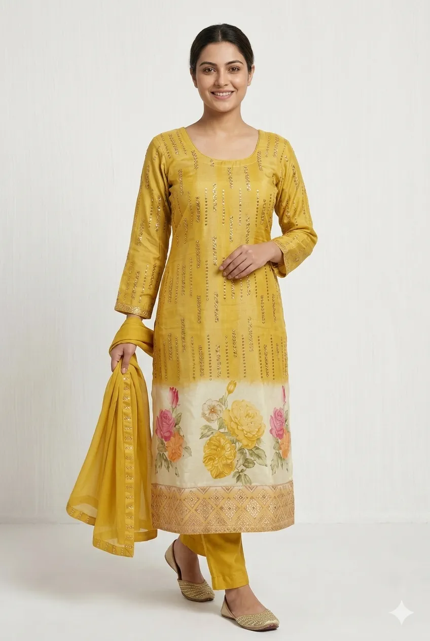 Kurta Set with Dupatta 