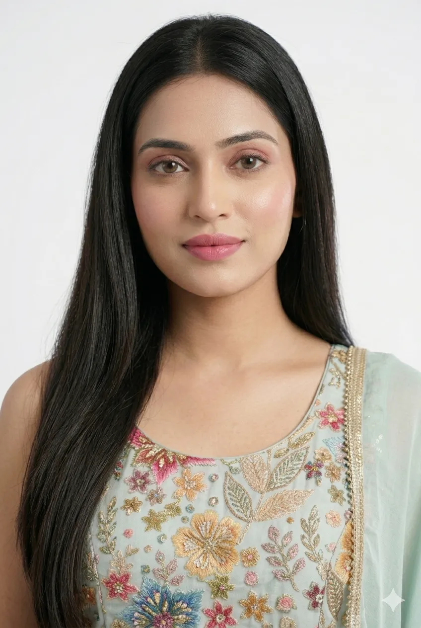 Blush Pista Embroidered Palazzo Set With Dupatta