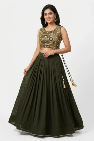 Home 64 Lehenga choli with dupatta