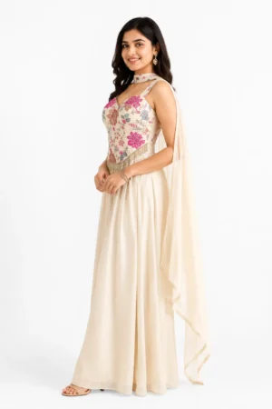 Home 28 Crop top and palazzo